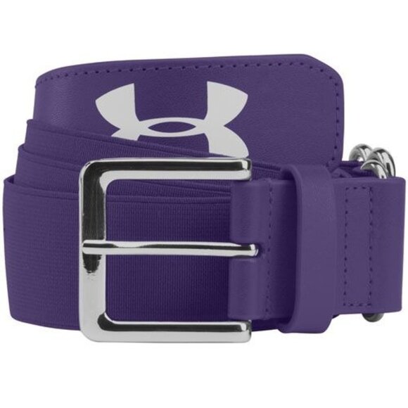 Under Armour Youth Adjustable‎ Baseball Belt, Purple, One Sizse - Picture 1 of 1